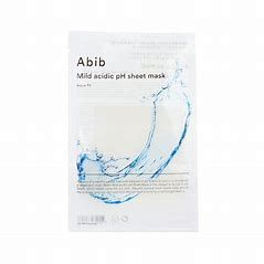 Abib マイルドアシディックphシートマスクアクアフィット